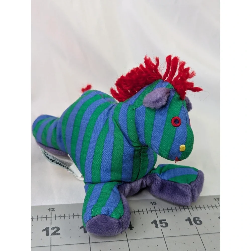 Gymboree Yellow Duck Horse Zebra Plush Stripes Stuffed‎ Animal Toy